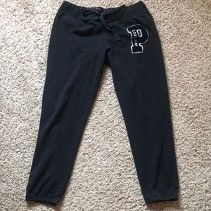 PINK black joggers